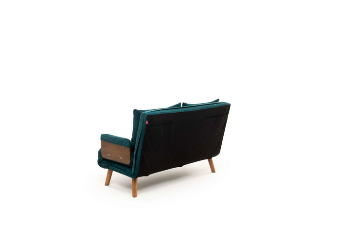 Atelier Del Sofa Cosmo Sofá-Cama de 2 Plazas Verde Petróleo Atelier Del Sofa Cosmo Sofá-Cama de 2 Plazas Verde Petróleo